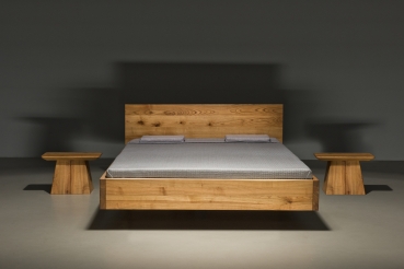 orig. POOL - simples modernes & zeitloses Bett Design mit Schwebeeffekt